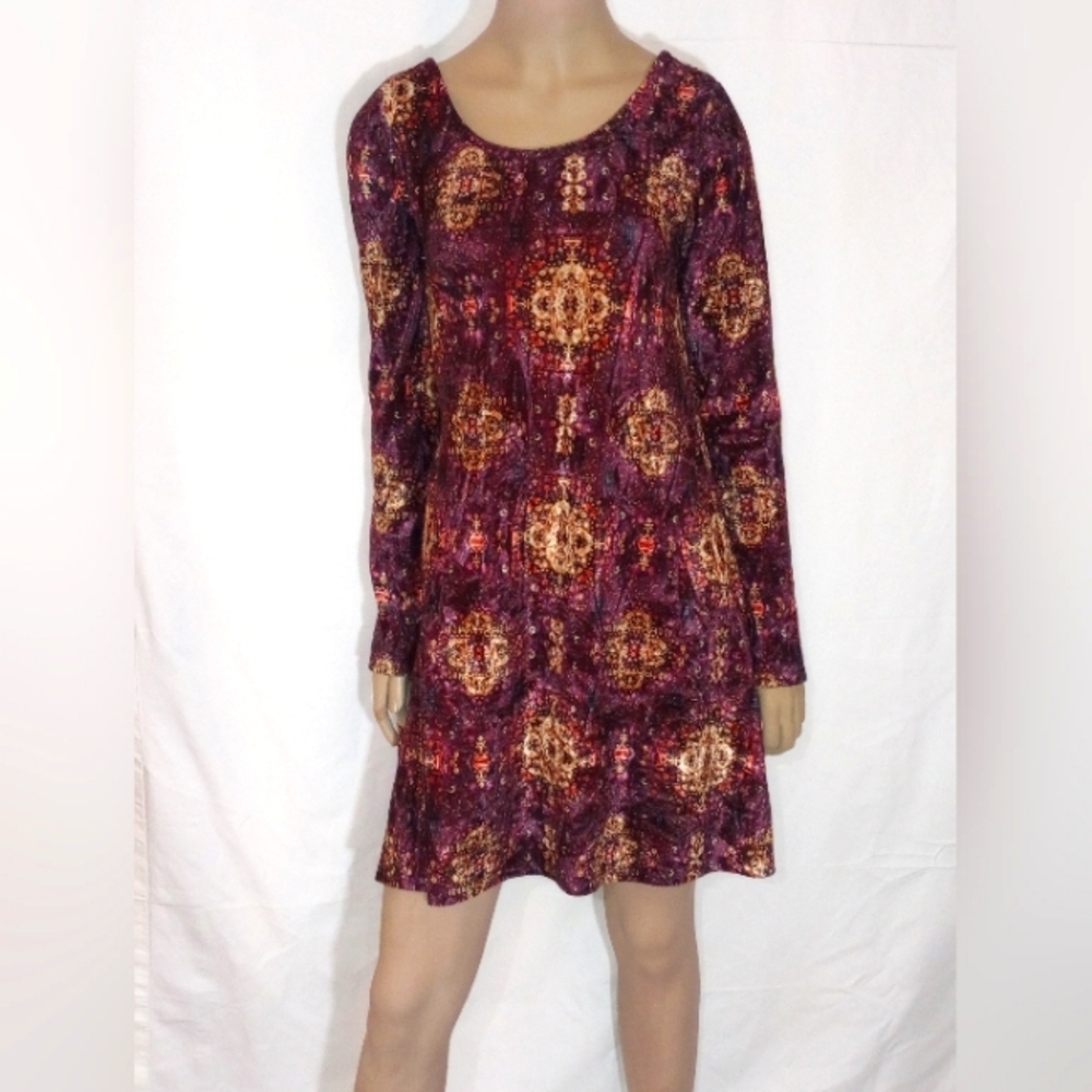 Earthbound purple velvet dress